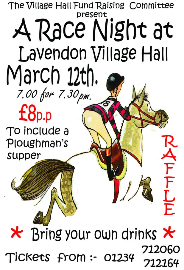 Race Night in Village Hall