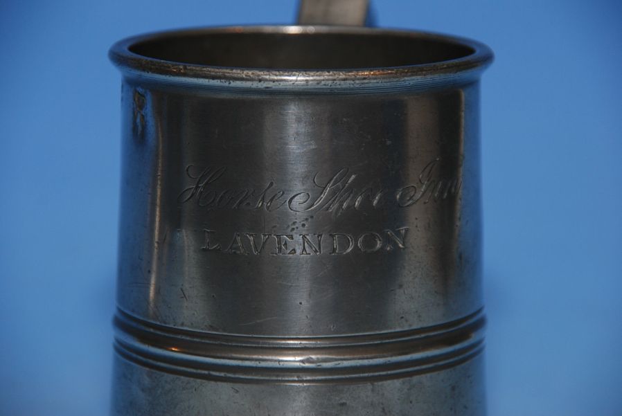 Horse Shoe Pewter Tankard 2