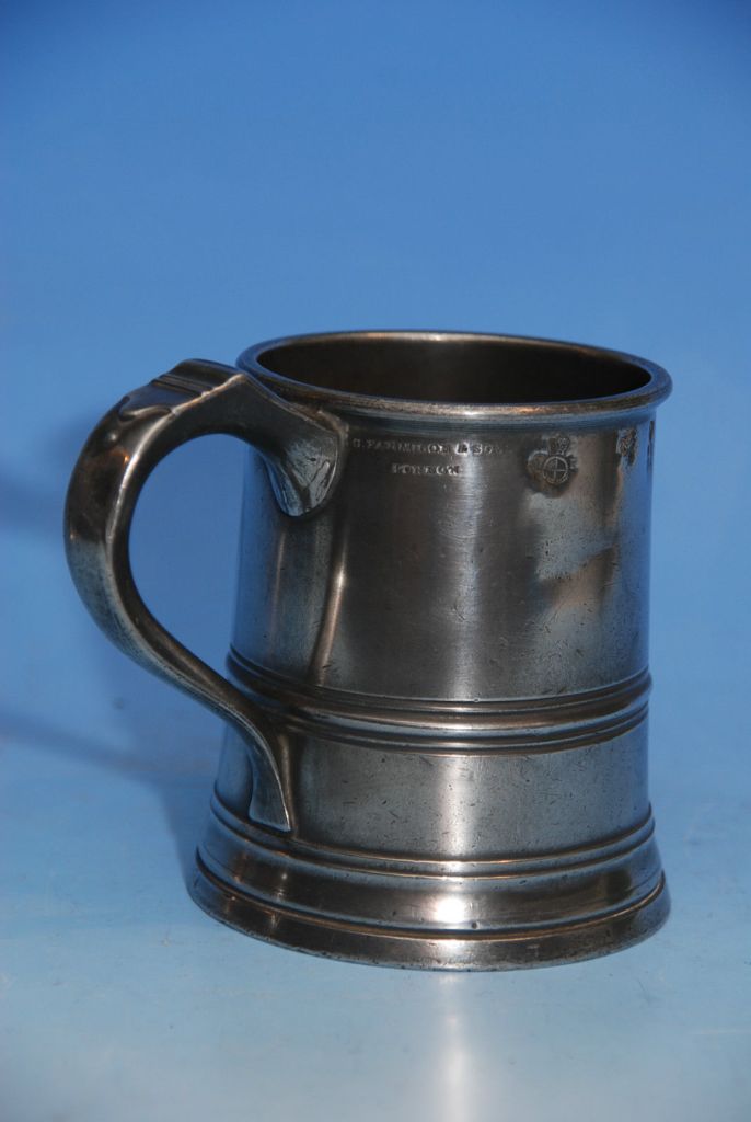 Horse Shoe Pewter Tankard 3