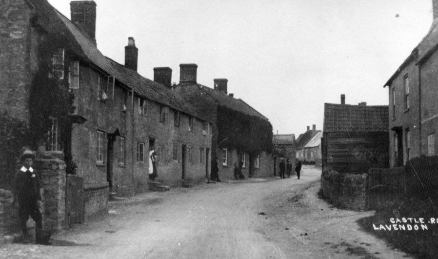 Early view looking up Castle Road