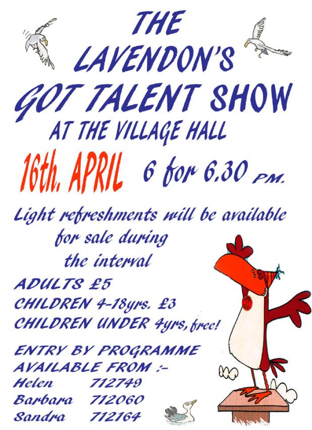 Lavendon's Got Talent Show