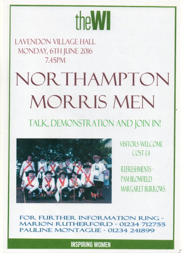 WI Event 6th June 2016