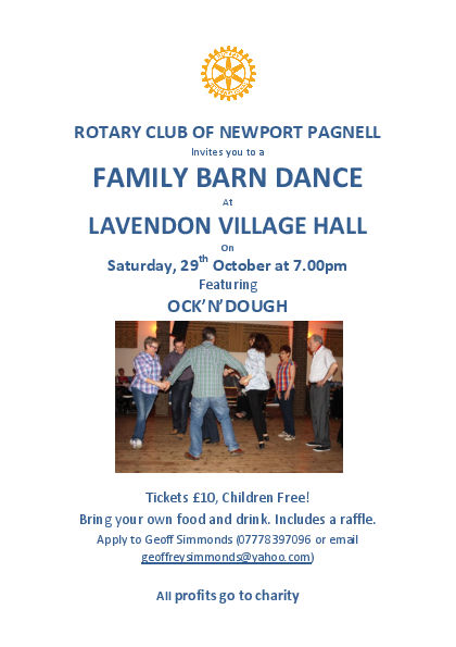 Barn Dance in Lavendon Village Hall