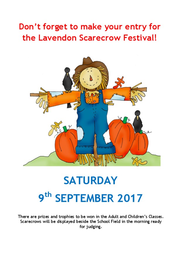 Build a Scarecrow - prizes to be won!